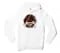 Be Happy, Cool Down, Cool Down, Cool Down Men/Unisex Hoodie in White Color